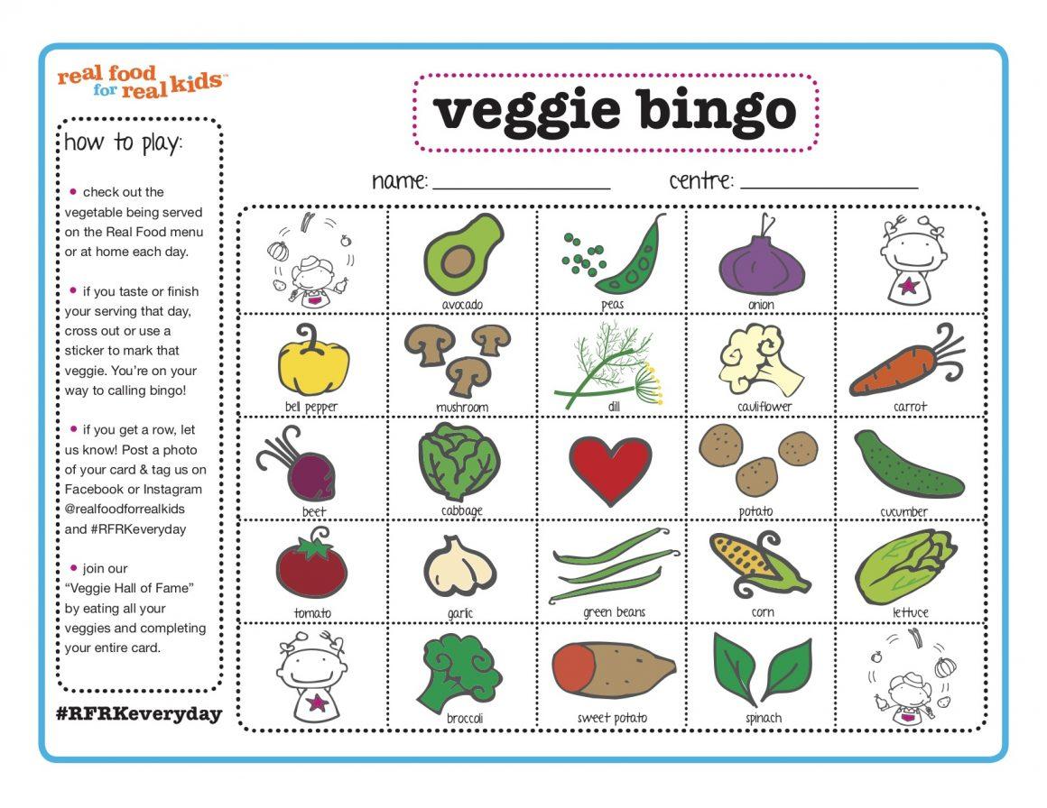 Copy of Veggie Bingo Printable