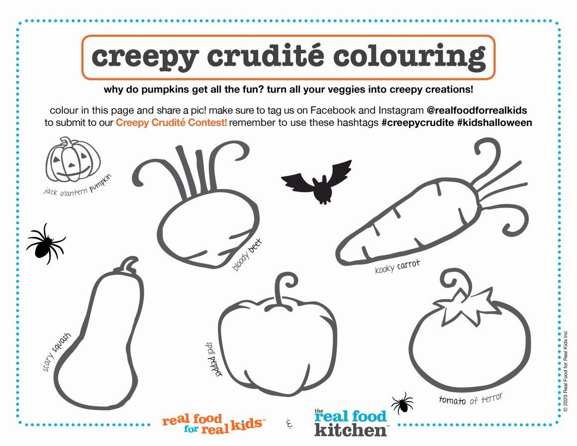 Creepy Crudite Colouring