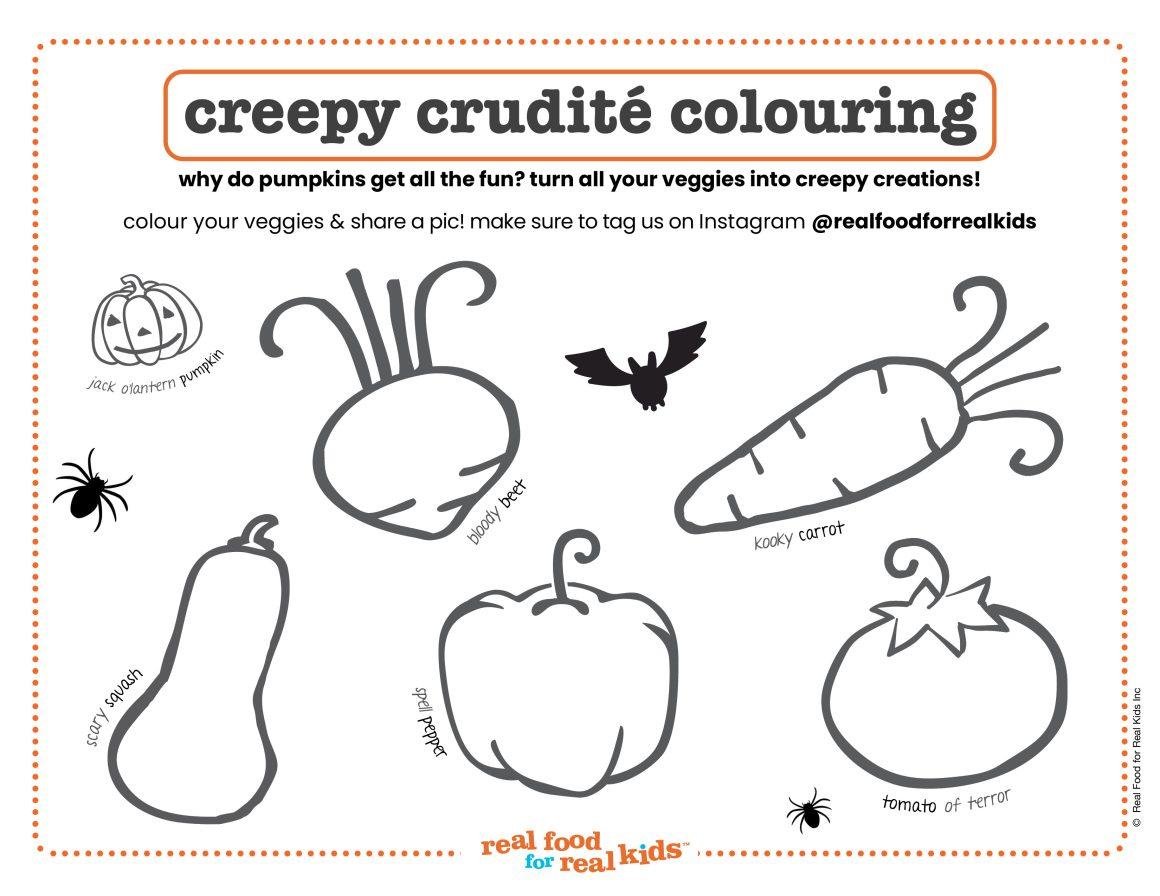 Creepy Crudite Colouring 2024