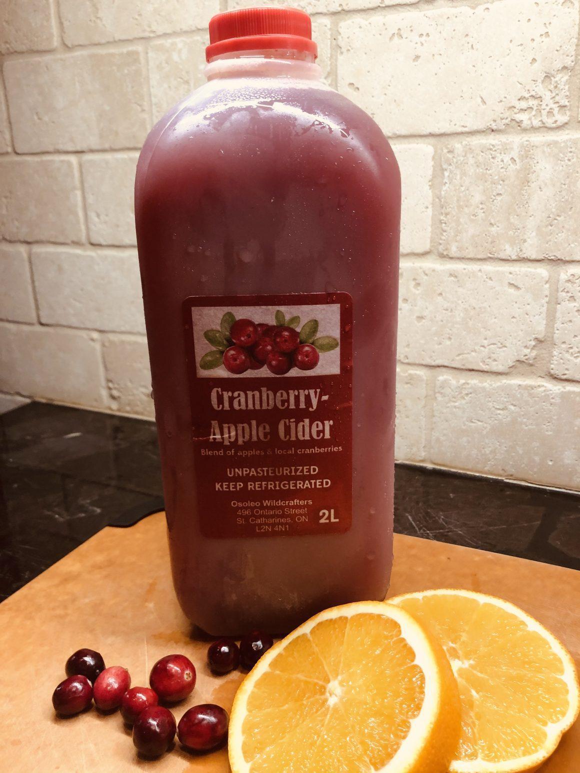Cranberry apple cider 1