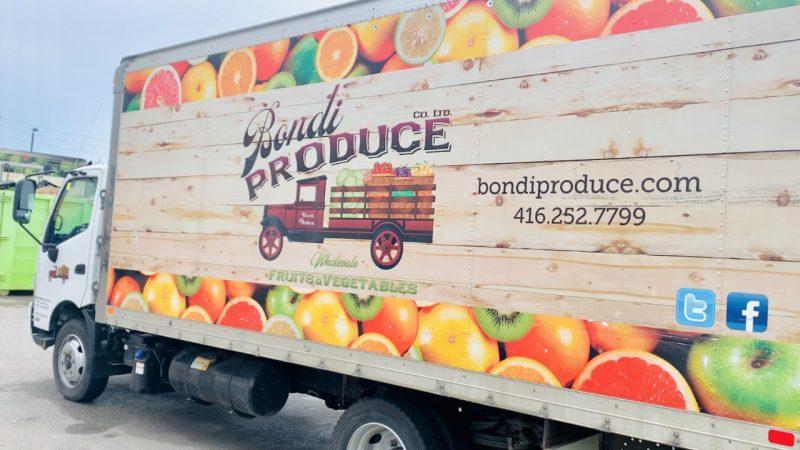 bondi produce delivery truck