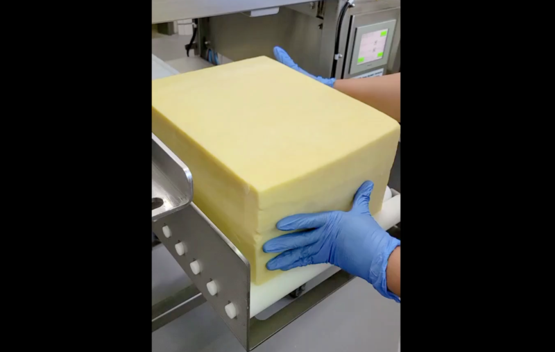 jensen cheese block cutting