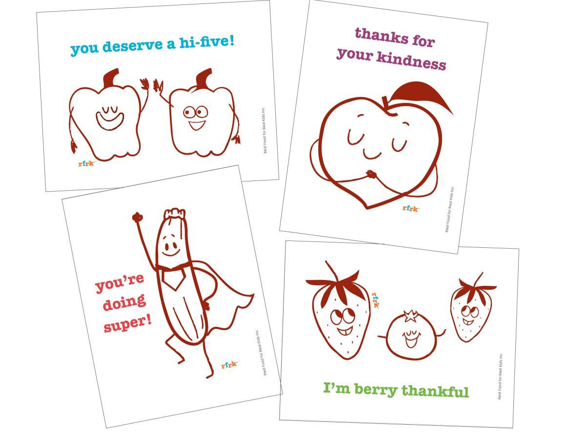 4 examples of cards for CCW