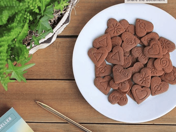 mini cocoa snaps from shasha bakery