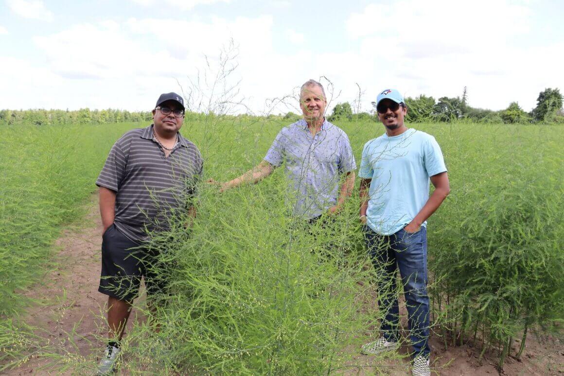 RFRK team pictured with Tim from Barrie's Asparagus 