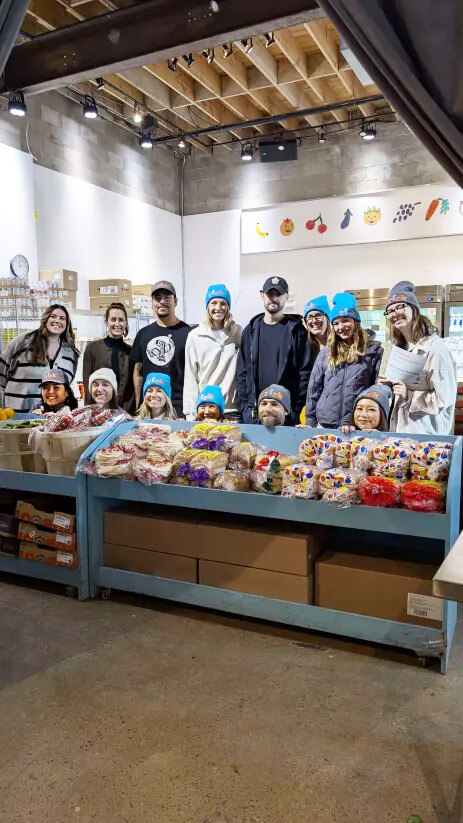 RFRK Volunteers at Parkdale Community Food Bank 1 rfrk team volunteering at parkdale community food bank group shot