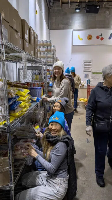 RFRK Volunteers at Parkdale Community Food Bank 6 rfrk team members volunteering at parkdale community food bank
