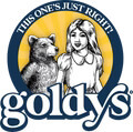 new: cinnamon & chia oatmeal! 1 goldys cereal tiny logo with girl and bear