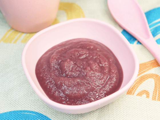 infant pear blueberry puree 1