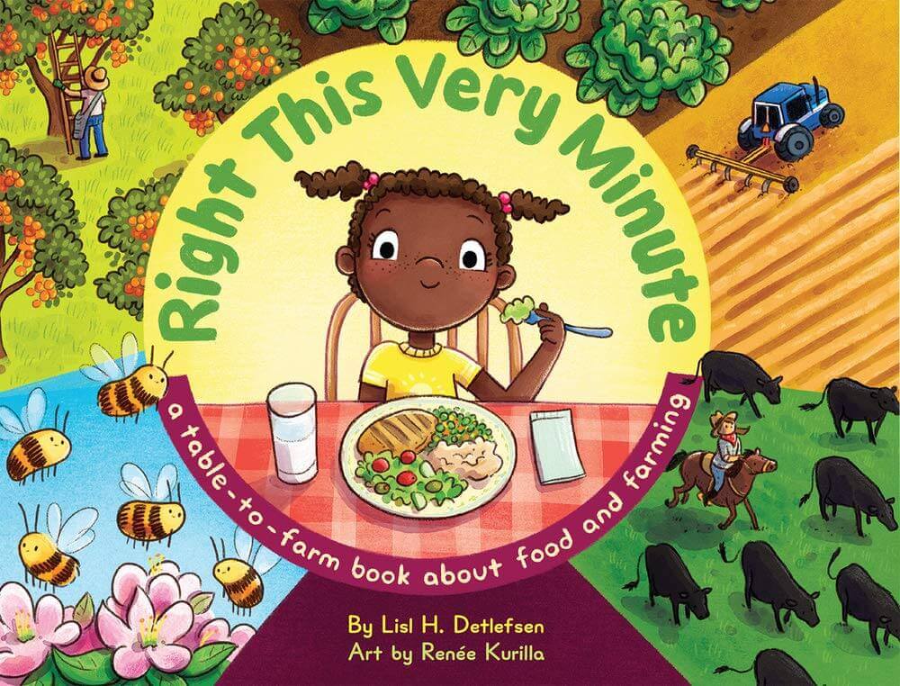 right this very minute! 1 kids book called right this very minute cover art